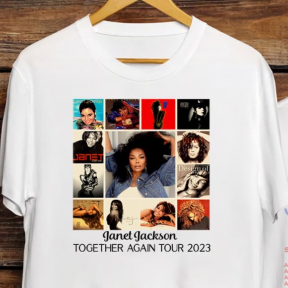 Janet Tour Tee 2 Sides, Janet Jackson Together Again Tour 2023 Shirt 2 Sides - Picture 2 of 5